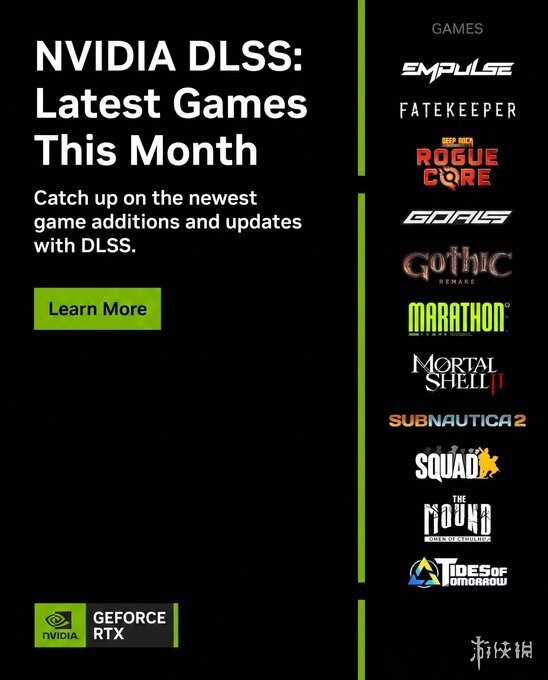 NVIDIA DLSS夏日阵容大爆发 数款新游与Demo集体加入