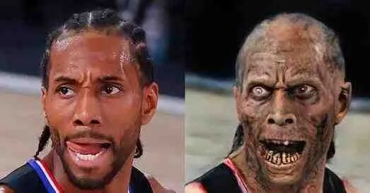 胆小慎入！NBA哪个球员丧尸最恐怖？